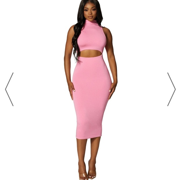 naked wardrobe Dresses & Skirts - NAKED WARDROBE MIDI DRESS